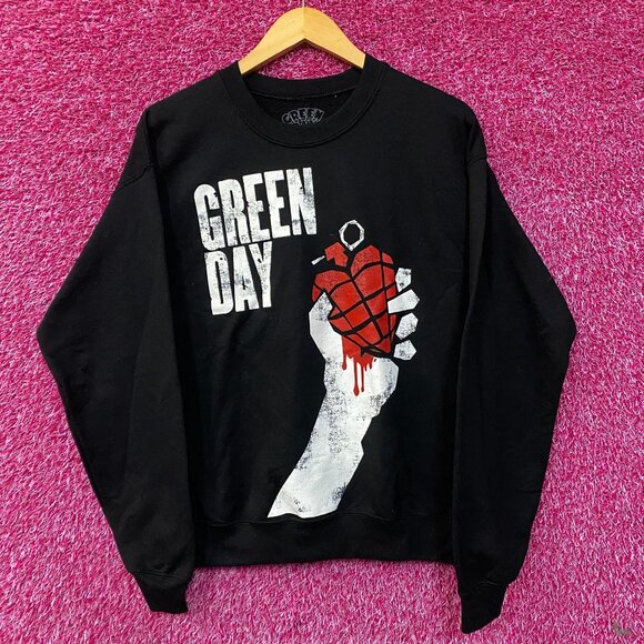 Green Day American Idiot Sweatshirt Medium - Picture 1 of 4